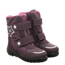  Richter, Rot, Textil-Winterstiefel in lila für Kinder