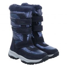  Richter Moonboots in blau für Mädchen