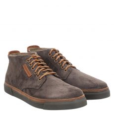  Pius Gabor Nubukleder-Schnürstiefel in grau für Herren