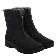  Ara, München, Veloursleder-Winterboots in schwarz für Damen
