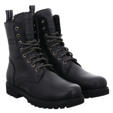  Panama Jack, Igloo B3, Glattleder-Schnürstiefel in schwarz für Damen