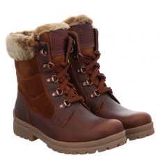  Panama Jack Glattleder-Schnürstiefel in braun für Damen