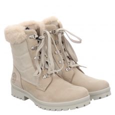  Panama Jack warmer Nubukleder-Stiefel in beige für Damen