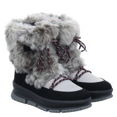  Schuhengel Moonboots-Tex in grau für Damen