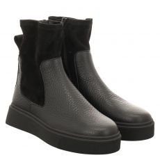  Donna Carolina Glattleder-Chelsea in schwarz für Damen