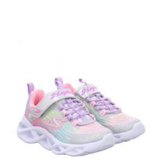  Skechers, Slightstwistybrights, High-Tech-Halbschuh in silber für Mädchen