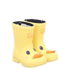  Joules, Baby Welly Print, Regenstiefel in gelb für Mädchen