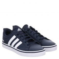  Adidas, Vspace2.0, sportiver Kunstleder-Schnürer in blau für Herren