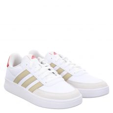  Adidas, Breaknet 2.0, Kunstleder-Sportschuh in weiß für Herren