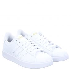  Adidas, Grand Court 2.0, Kunstleder-Sneaker in weiß für Damen