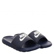  Nike, Victori One Slide, Gummi (synth.)-Pantolette in blau für Herren