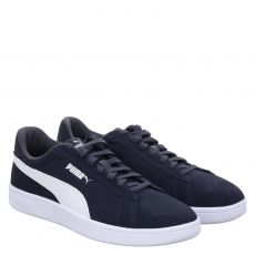  Puma, Smash 3.0, Nubukleder-Sportschuh in blau für Herren