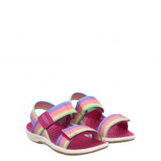  Keen, Elle Backstrap, Textil-Sandale in mehrfarbig für Mädchen
