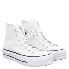  Converse, Ctas Hi Platform, Sneaker in weiß für Damen