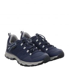  Meindl, Ontario Junior Gtx, Nubukleder-Sneaker in blau für Kinder