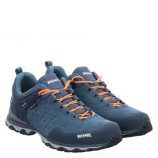  Meindl, Ontario Gtx, Veloursleder-Wanderschuh in blau für Herren