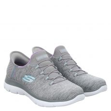  Skechers, Slip-ins: Summits - Dazzling H, Textil-Slip-On in grau für Damen
