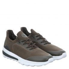  Geox, Usphericaactivea-kn, Textil-Slipper in grün für Herren