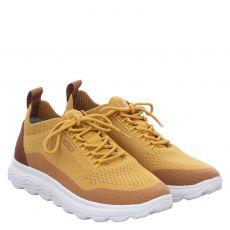  Geox, Usphericaa-knittx, Textil-Sneaker in gelb für Herren