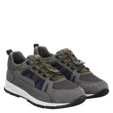  Geox, Udelraya-gbkbot, Textil-Sneaker in grau für Herren