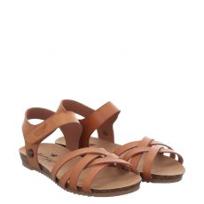  Mustang Kunstleder-Sandale in braun für Kinder