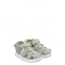  Kangaroos, K-mini, Kunstleder-Lauflernsandale in grau für Kinder