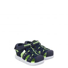  Kangaroos, K-mini, Kunstleder-Lauflernsandale in blau für Kinder