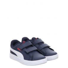  Puma, Ricki, Kunstleder-Sneaker in blau für Kinder