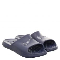  Nike, Victori One Shower Slide, Gummi (synth.)-Fußbettschuh in blau für Damen