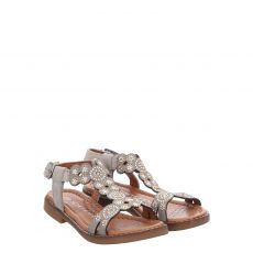  Schuhengel, Jose, Veloursleder-Sandale in beige für Kinder