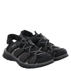  Rieker Sandalen in schwarz für Herren