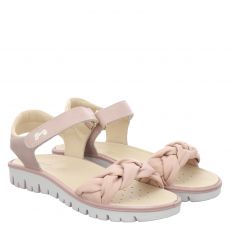 Primigi, Beige, Glattleder-Sandale in rosé für Kinder