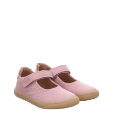  Richter, Rot, Glattleder-Ballerina in rosé für Kinder