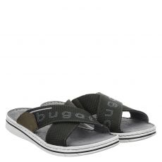  Bugatti Textil-Pantolette in grün für Herren