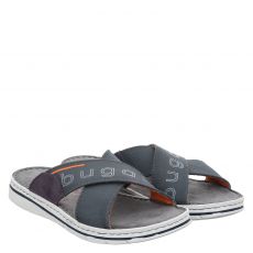  Bugatti Textil-Pantolette in blau für Herren