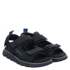  Bugatti Sandalen in schwarz für Herren