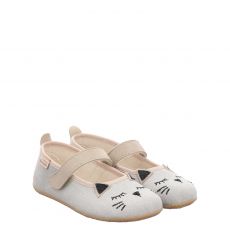  Livingkitzbühel Textil-Hausschuh in beige für Kinder