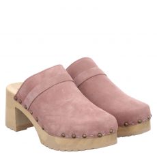  Softclox, Henya, Nubukleder-Pantolette in rosé für Damen