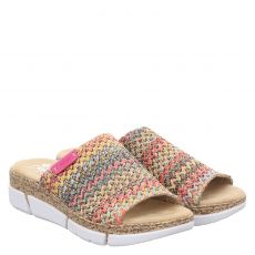  Rieker Textil-Slides & Zehentrenner in mehrfarbig für Damen