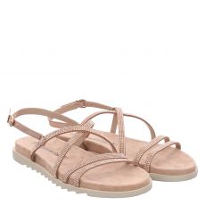  Tamaris, Rot, Textil-Sandalette in rosé für Damen