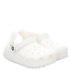  Crocs, Classichikerombreclog, Clog/Sabot in weiß für Damen