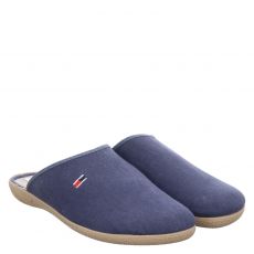  Hans Herrmann Textil-Hausschuh in blau für Herren