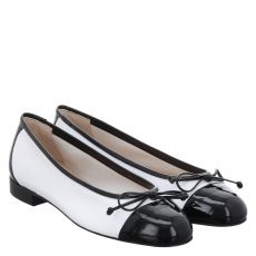  Lorbac, Molly, Glattleder-Ballerina in weiß für Damen