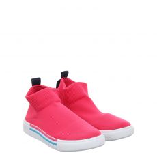 , Camano Chidren Slippers Rot, Textil-Leinenschuh in pink für Mädchen
