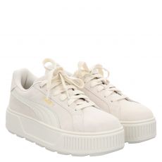  Puma, Karmen, Veloursleder-Sneaker in beige für Damen