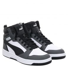  Puma, Rebound V6, Kunstleder-Schnürstiefel in grau für Herren
