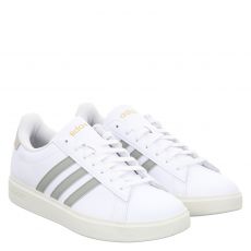  Adidas, Grandcourt2.0, sportiver Kunstleder-Schnürer in weiß für Herren