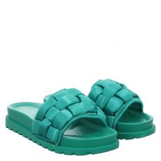  Kamoa Textil-Slides & Zehentrenner in grün für Damen