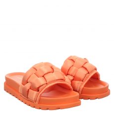  Kamoa, Rot, Textil-Slides & Zehentrenner in orange für Damen