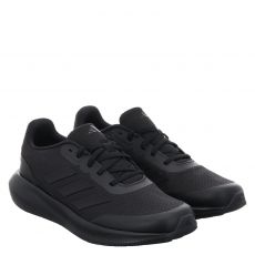  Adidas, Runfalcon3.0k, sportiver Textil-Schnürer in schwarz für Herren